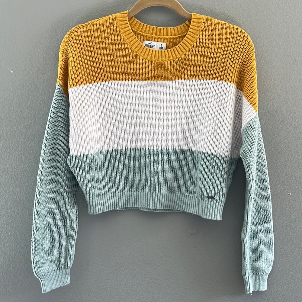 Hollister Color Block Sweater